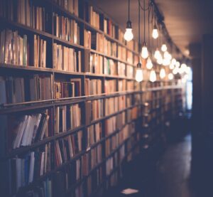 light inside library